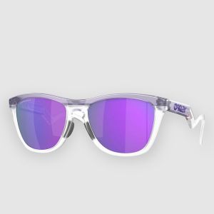 Prezzi Oakley frogskins hybrid matte trans lilac/clear sun prizm violet