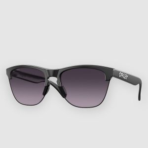 Prezzi Oakley frogskins lite matte black sunglasses prizm grey gradient