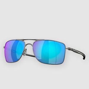 Prezzi Oakley gauge 8 matte gunmetal sunglasses prizm sapphr iridium pola