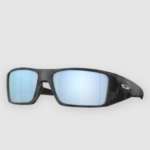 Prezzi Oakley heliostat matte black camo sunglasses prizm deep water polar