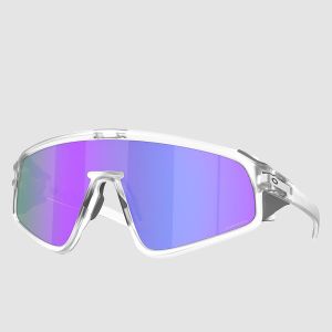 Prezzi Oakley latch panel matte clear sunglasses prizm violet