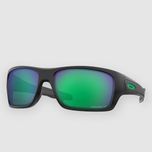 Prezzi Oakley turbine matte black sunglasses prizm jade polarized