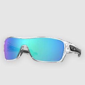 Prezzi Oakley turbine rotor polished clear sunglasses prizm sapphire