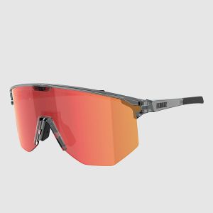 Prezzi Bliz active eyewear hero transparent dark grey sunglasses brown w red multi