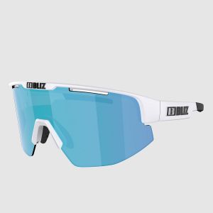 Prezzi Bliz active eyewear matrix small matt white sunglasses smoke w blue multi