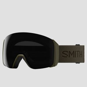 Prezzi Smith 4d mag xl forest(+bonus lens) goggle chromapop sun black