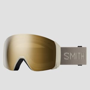 Prezzi Smith 4d mag xl chalk (+bonus lens) goggle chromapop sun blk gld mir