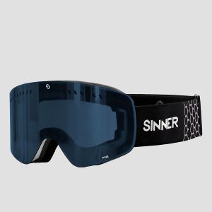 Prezzi Sinner pine matte black goggle blue mirror