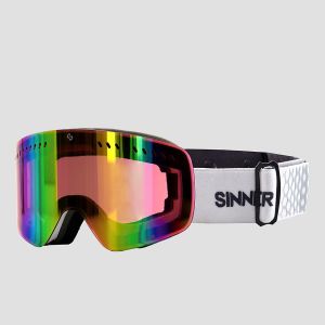 Prezzi Sinner pine matte white goggle pink mirror