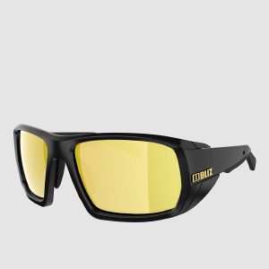 Prezzi Bliz active eyewear peak matt black sunglasses polarized brn with gld mr