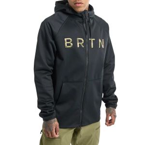 Prezzi Burton felpa full zip con cappuccio crown weatherproff