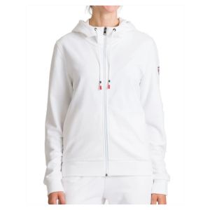 Prezzi Rossignol felpa con cappuccio e zip integrale donna logo