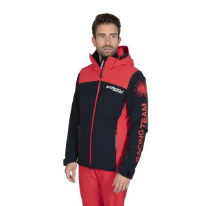 Prezzi Stockli ski jacket wrt black-red men