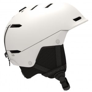 Prezzi Salomon husk casco da sci (53-56 cm - s, bianco/grigio)