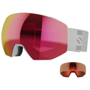 Prezzi Salomon radium prime sigma s2 (vlt 19%) + lens s2 (45%) maschera da sci fuchsia