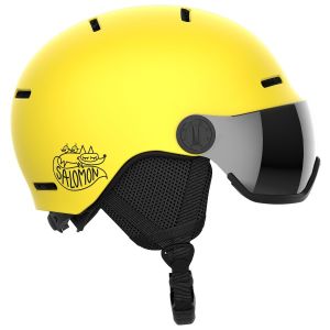 Prezzi Salomon kid\'s orka visor cat. 2 casco da sci bambini (49-53 cm - s, giallo)