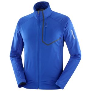 Prezzi Salomon gore-tex infinium windstopper pro jacket giacca sci di fondo uomo (m, blu)