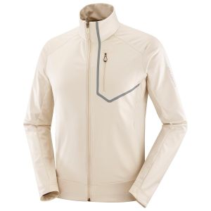 Prezzi Salomon gore-tex infinium windstopper pro jacket giacca sci di fondo uomo (m, beige)