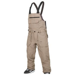 Prezzi Volcom roan bib overall pantaloni da sci uomo (s, beige)