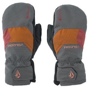 Prezzi Volcom stay dry gore-tex mittens guanti uomo (m, grigio)