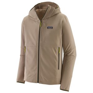 Prezzi Patagonia r1 techface hoody giacca softshell (xs, marrone/beige)