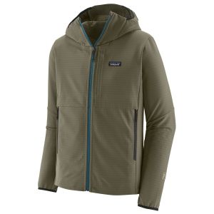 Prezzi Patagonia r1 techface hoody giacca softshell (l, olivia)