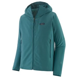 Prezzi Patagonia r1 techface hoody giacca softshell uomo (xs, turchese)