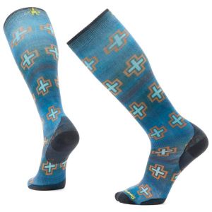 Prezzi Smartwool ski zero cushion paths crossed print otc socks calze da sci uomo (l, blu)