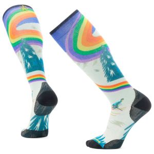 Prezzi Smartwool ski zero cushion rainbow trails print otc socks calze da sci uomo (l, variopinto)