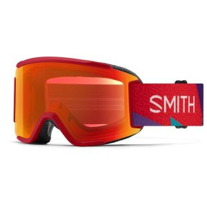 Prezzi Smith squad s chromapop mirror s2 vlt 25% + s1 vlt 65% maschera da sci rosso