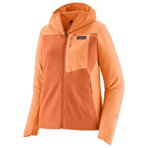 Prezzi Patagonia women\'s r1 crossstrata hoody giacca softshell donna (xs, arancione)