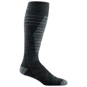 Prezzi Darn tough edge over the calf midweight cushion+padded shin calze da sci (l, nero)