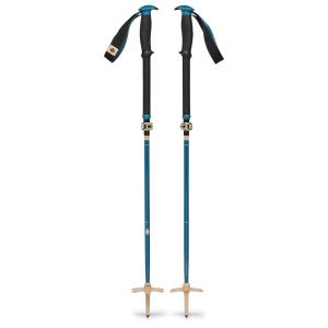 Prezzi Black diamond traverse compactor ski poles bastoni sci alpinismo (125 cm, blu)