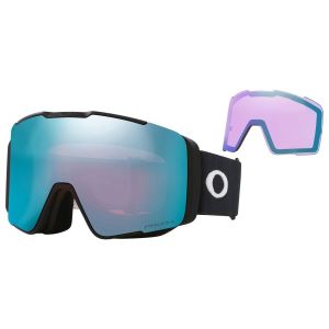 Prezzi Oakley line miner pro l s3 vlt 13% + s2 vlt 38% maschera da sci variopinto