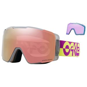 Prezzi Oakley line miner pro m s3 vlt 14% + s2 vlt 38% maschera da sci fuchsia