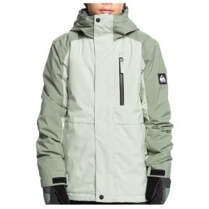 Prezzi Quiksilver mission block youth jacket giacca da sci bambini (12 - m, bianco)