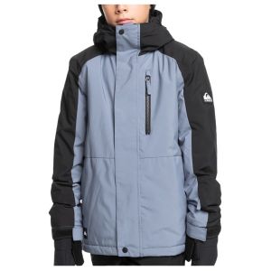 Prezzi Quiksilver mission block youth jacket giacca da sci (14 - l, grigio)