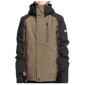 Prezzi Quiksilver mission block youth jacket giacca da sci (12 - m, beige)