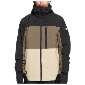 Prezzi Quiksilver sycamore giacca da sci uomo (l, nero/beige)