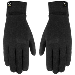 Prezzi Salewa women\'s cristallo merino gloves guanti donna (5, nero)