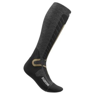 Prezzi Bauerfeind sports ski alpine compression socks calze da sci (38-41 - s: 31-36 cm, nero/grigio)