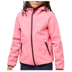 Prezzi Jack wolfskin kid\'s fourwinds jacket giacca softshell bambini (92, fuchsia)