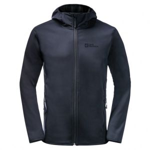 Prezzi Jack wolfskin bornberg hoody giacca softshell (s, blu)