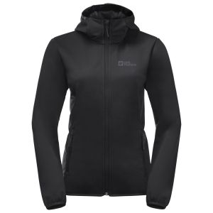 Prezzi Jack wolfskin women\'s windhain hoody giacca softshell (s, nero)