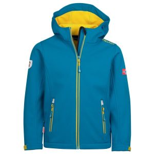 Prezzi Trollkids kid\'s trollfjord jacket giacca softshell bambini (98, blu)