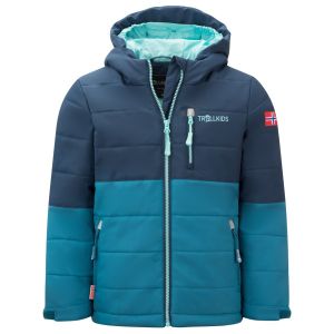 Prezzi Trollkids kid\'s hemsedal snow jacket xt giacca da sci (92, blu)