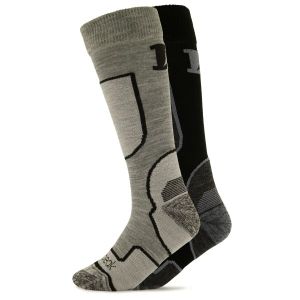 Prezzi Heber peak cedarhe. ski socks 2-pack calze da sci (37-39, grigio)