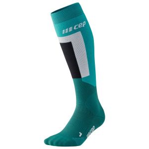 Prezzi Cep women\'s thermo compression socks skiing tall v3 calze da sci (ii, turchese)