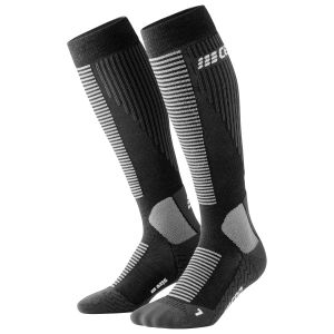 Prezzi Cep women\'s touring compression  socks skiing tall v2 calze da sci (ii, nero/grigio)