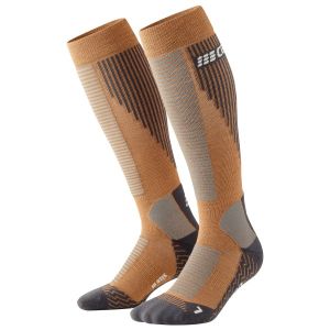 Prezzi Cep touring compression socks skiing tall v2 calze da sci (iii, marrone)